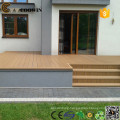 Outdoor wood composite decking stairs for garden